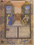 Jean Fouquet The Coronation of Alexander From Histoire Ancienne (after 1470) (mk05) oil painting